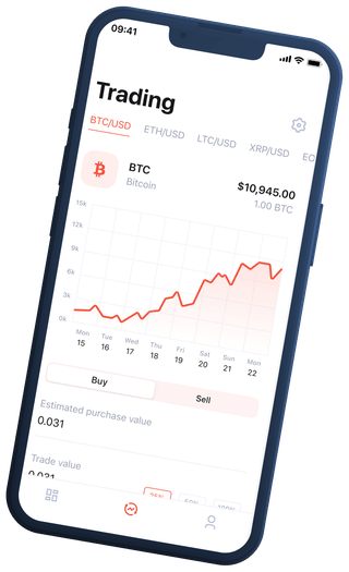 Voile Essorande interface de plateforme de trading automatisé de cryptomonnaies